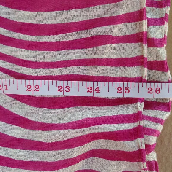 4/$20 NEW TAGS Charlie Paige lightweight summer infinity scarf pink white zebr… - Picture 2 of 6